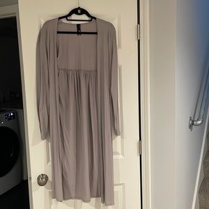 Grey long top / cardigan